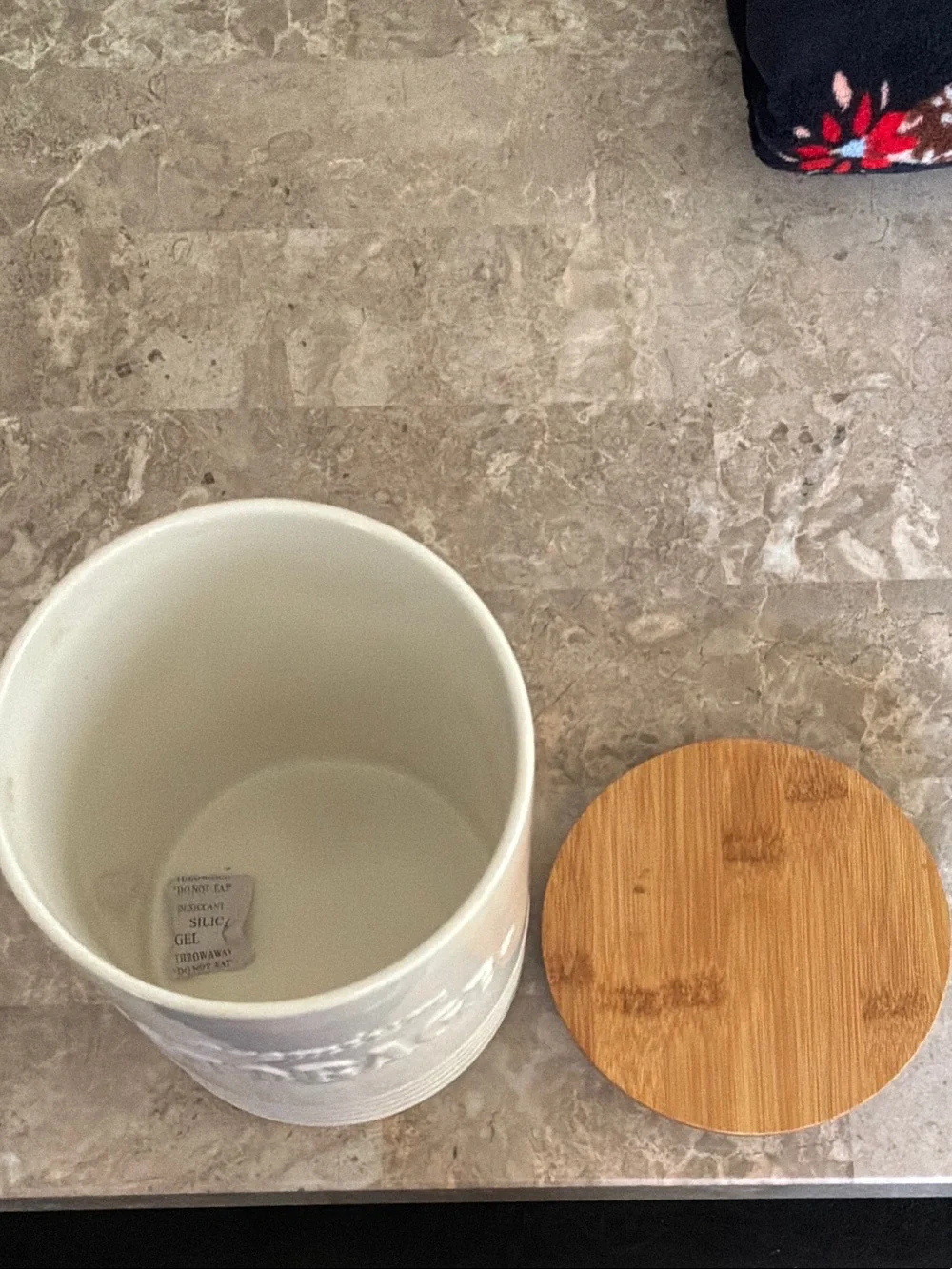 Premium Storage Ceramic Canister with Bamboo Lid - DOWAN